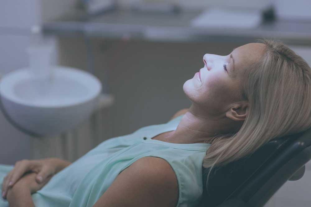 dental patient under iv sedation